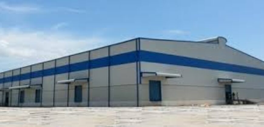 78000 Sq.ft Industrial Factory for lease in Changodar